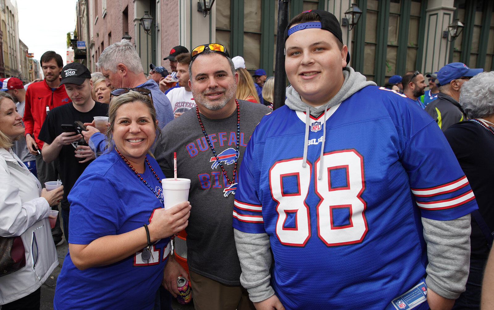 Buffalo Bills packers of NOLA Takeover Parade